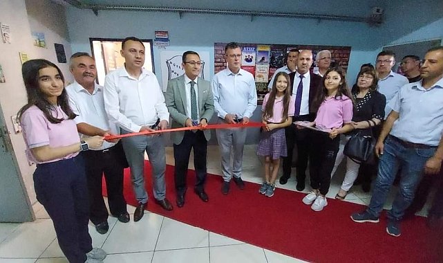 Beşikçioğlu Ortaokulu kütüphanesine kavuştu