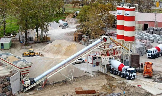 Beton santralleri altyapı çalışmalarına hız kattı