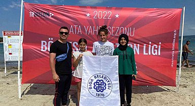 Bigalı sporcular derece döndü