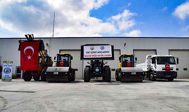 Bilecik'te 8 iş makinesi İl Özel İdare bünyesine kazandırıldı