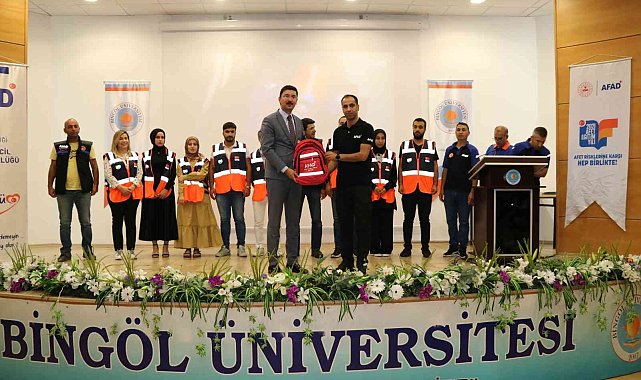 Bingöl'de 274 kişi AFAD gönüllüsü oldu