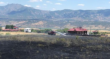 Bingöl'de ot yangını ormana sıçramadan söndürüldü