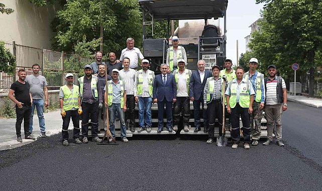 Bir günde bin 170 ton asfalt