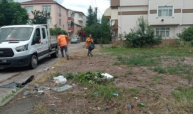 Bir günde tonlarca atık toplandı