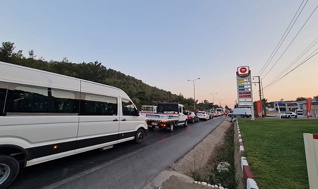 Bodrum&#039;da Kurban Bayramı Öncesi Trafik Çilesi