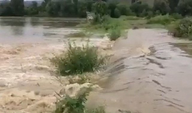Boyabat&#039;ta tarım arazileri sağanak yağışlardan zarar gördü
