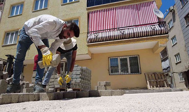 Bozulan yollarda çalışma başladı