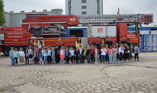 Bozüyük Belediyesi'nden yangın eğitimi