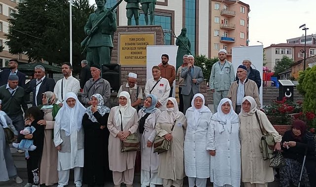 Bozüyük'te hacı adayları kutsal topraklara uğurlandı