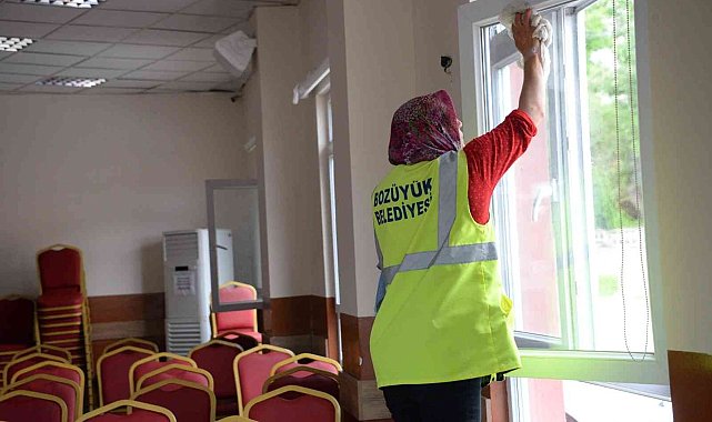 Bozüyük&#039;te mahalle konaklarında temizlik