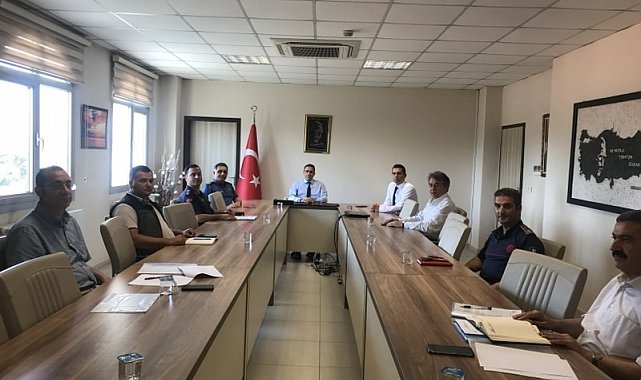 Burhaniye&#039;de Orman Yangınları ile Mücadele toplantısı