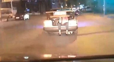 Bursa'da bagajda yolcu taşıyan sürücüye ceza yağdı