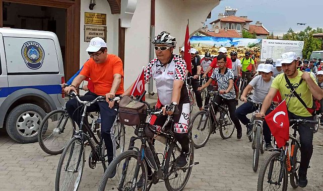 Büyük Taarruz'un başladığı yerde 100. yıl için pedal çevirdiler