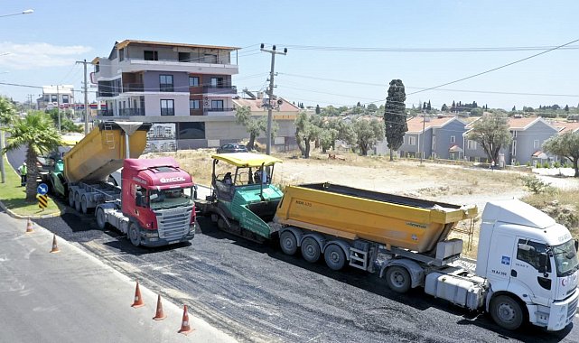 Büyükşehir Didim&#039;de yolları yeniliyor