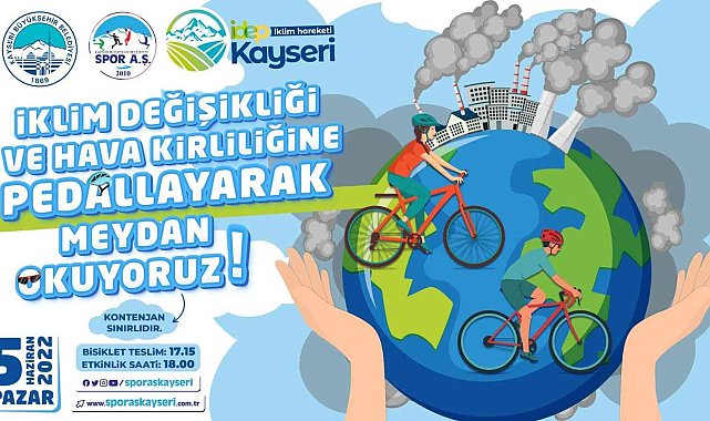 Büyükşehir, iklim değişikliği ve hava kirliliğine pedallayarak meydan okuyor