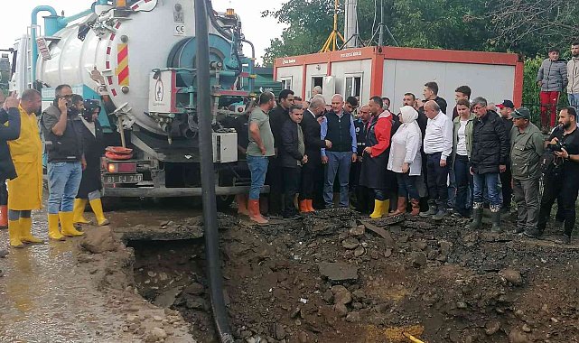 Büyükşehir yol bakımı timi Düzce&#039;de