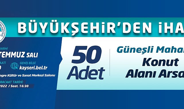 Büyükşehir&#039;den ihale
