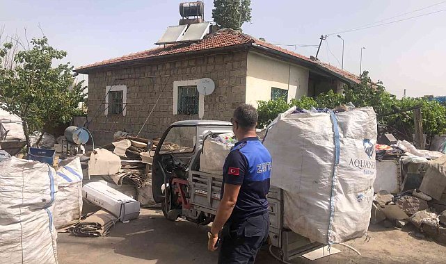 Çalınan 60 metrelik iletişim kablosu hurdacıda çıktı