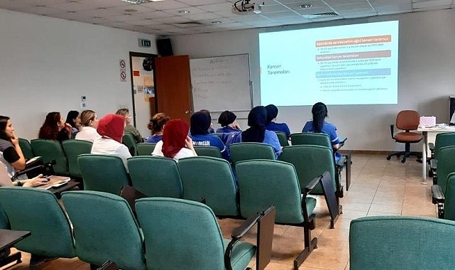 Çalışan kadınlara sağlık bilgilendirmesi