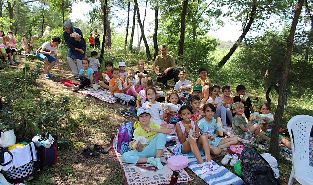 Çan Cumhuriyet İlkokul öğrencileri piknikte buluştu