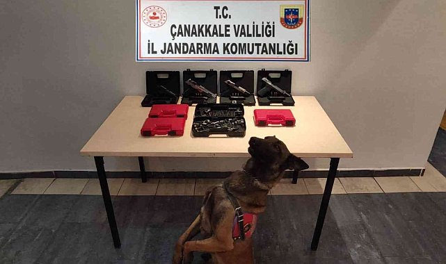 Çanakkale'de silah kaçakçılığı operasyonu