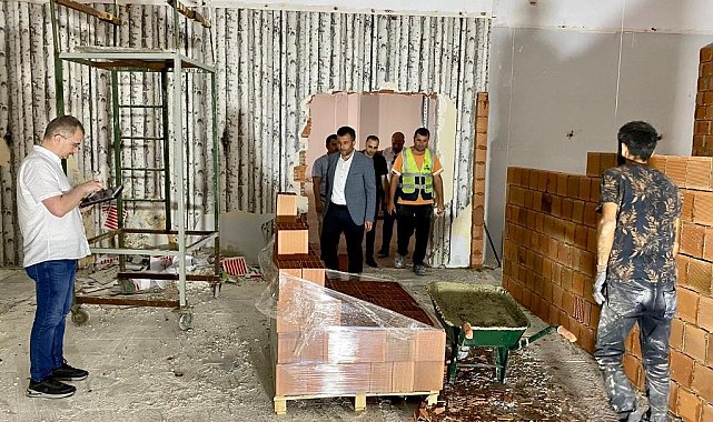 Çarşamba Halk Kütüphanesi çalışmaları devam ediyor