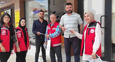 Çekerek'te erkekler 'kadına şiddete hayır' dedi