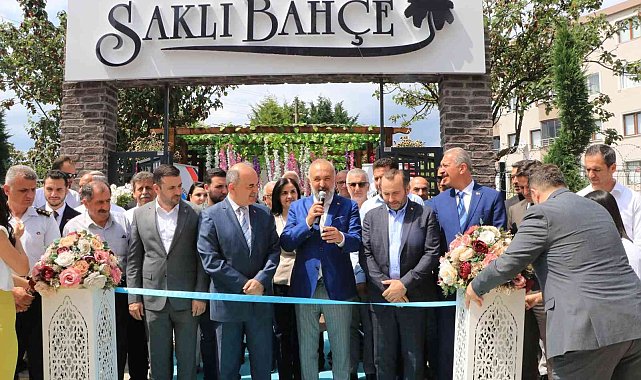 Çiftlikköy Belediyesi Saklı Bahçe Sosyal Tesisleri açıldı