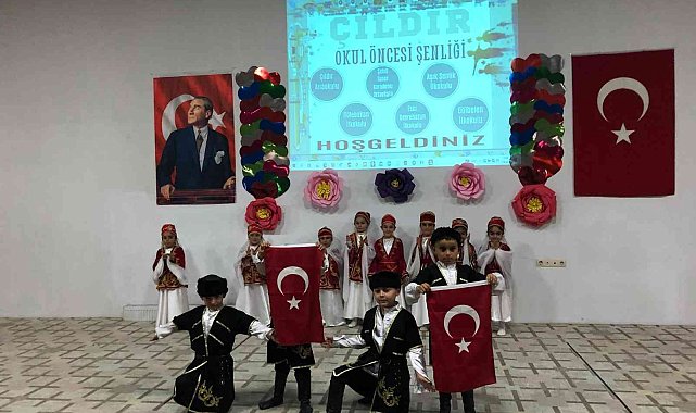 Çıldır ana sınıfı öğrencilerinden yaz şenliği