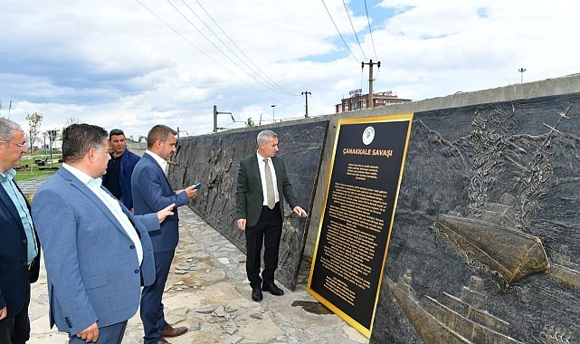 Çınar, açık hava müzesindeki son çalışmaları inceledi