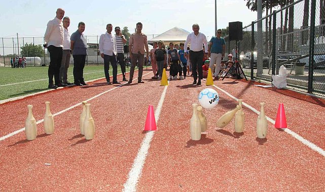 Çocuk oyunları şenliği renkli görüntülere sahne oldu