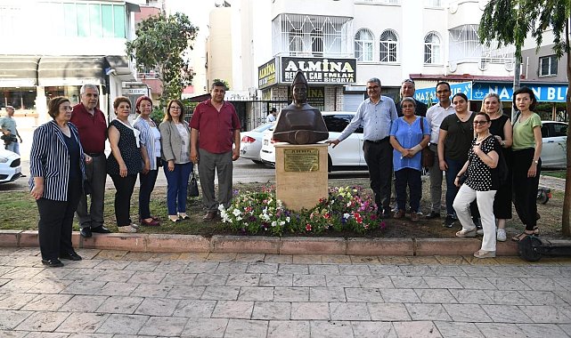 Çukurova Belediyesinden park ve heykel açılışı