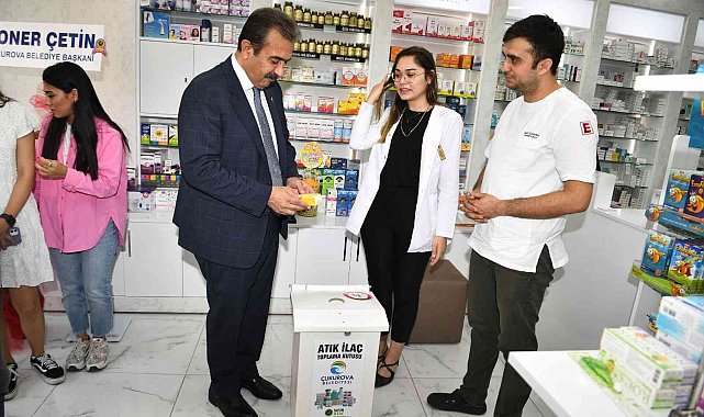 Çukurova'da atık ilaçlar toplanıyor