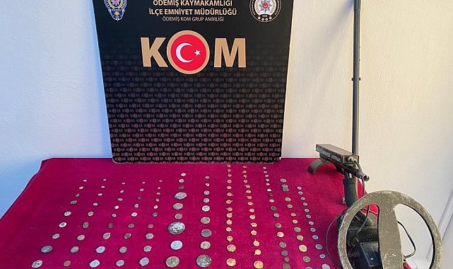 Define avcısı tarihi eserlerle yakalandı