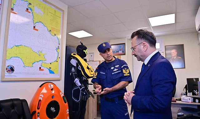 Denizin koruyucuları, Vali Aksoy'u ağırladı