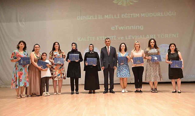 Denizli'de 473 eTwinning sertifikası törenle verildi