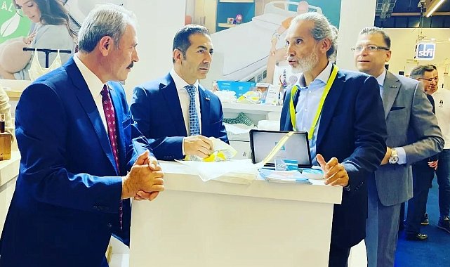 Denizli'de hastalar için geliştirilen kumaş fuarın gözdesi oldu