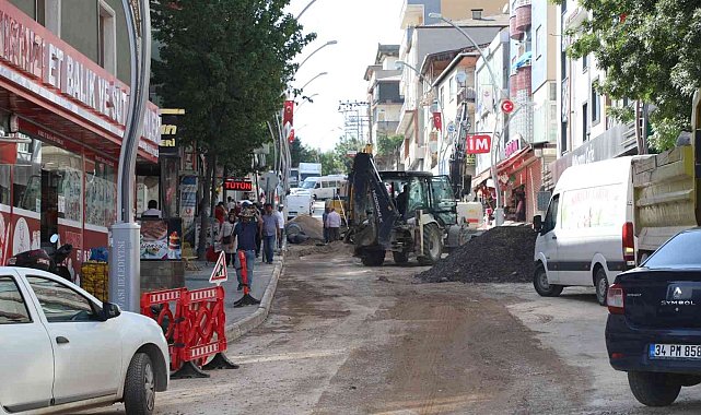 Dilovası'nın en büyük caddesine neşter