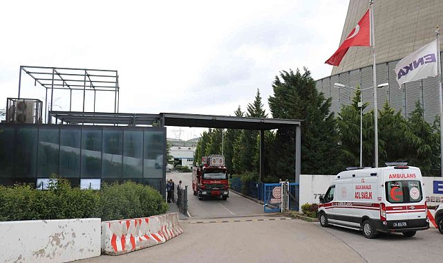 Doğalgaz santralindeki trafo patlaması korkuttu