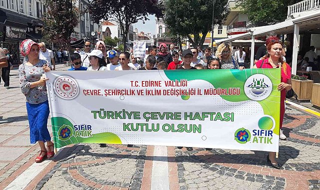 Dünya Çevre Günü 'İlk adım çevre yürüyüşü' ile kutlandı