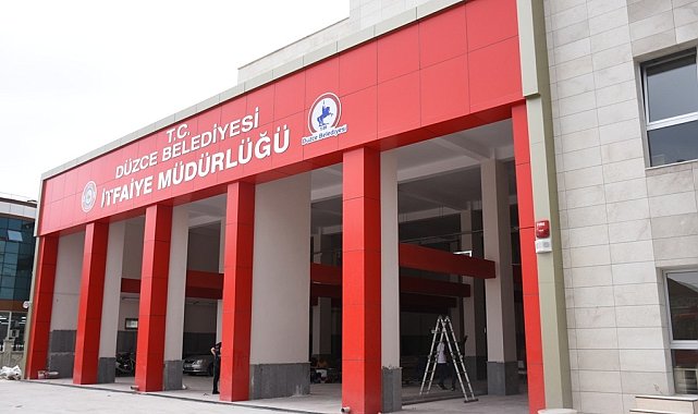 Düzce İtfaiyesi yeni binasında hizmet verecek