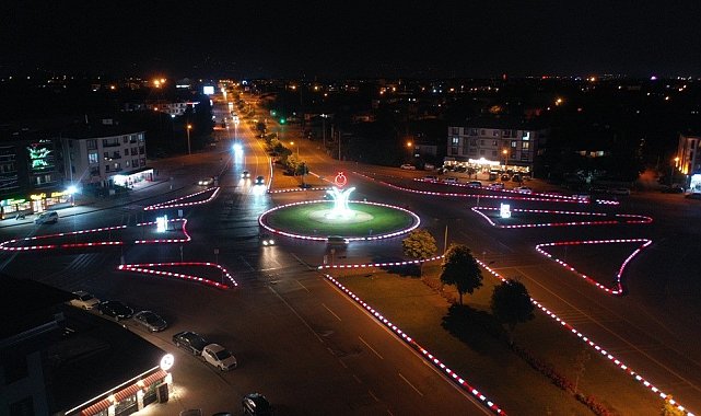 Düzce'de kavşaklara yeni düzenleme