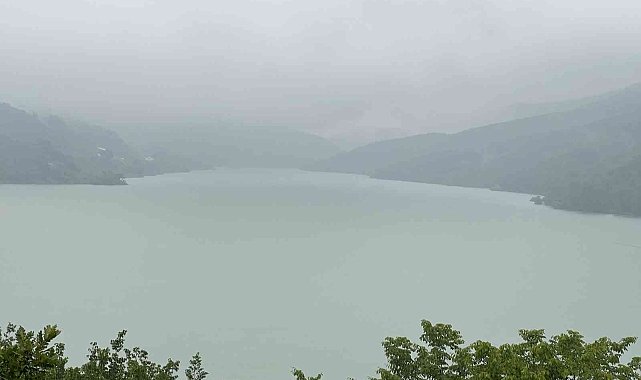 Düzce&#039;de yağış Hasanlar Barajını doldurdu