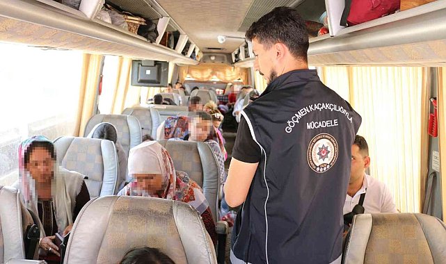 Düzensiz göçle mücadele dâhilinde 6'ıncı huzur operasyonu gerçekleştirildi