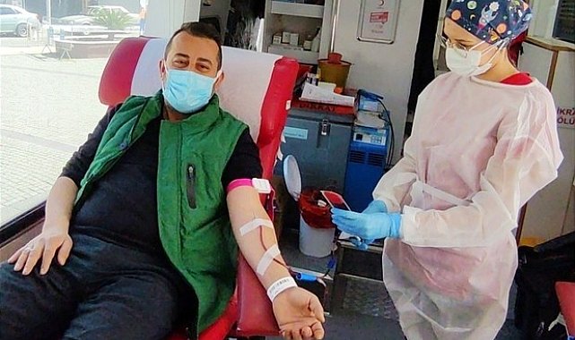 Edremit kan bağışında birinci sırada yerini aldı