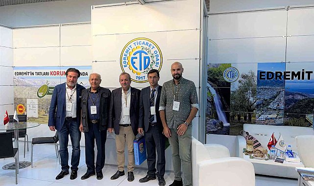 Edremit Körfezi yeşil çizik zeytini ve Edremit zeytinyağı Olivia İstanbul - Zeytin ve Zeytinyağı Fuarı ve Ulusal Zirvesi'nde tanıtıldı