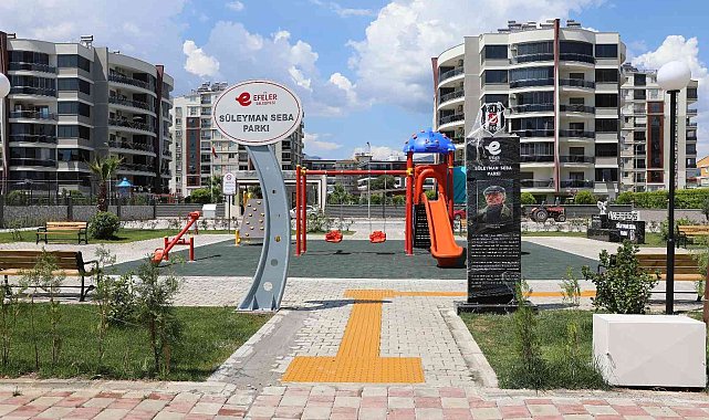Efeler&#039;de Süleyman Seba Parkı hizmete açılıyor