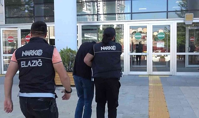 Elazığ&#039;da uyuşturucu madde satan şüpheli tutuklandı
