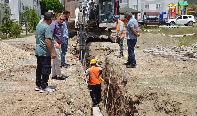 Emet'te alt yapı çalışmaları tüm hızıyla devam ediyor