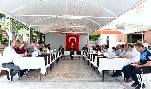 Emniyet Müdürlüğü, muhtarlarla huzur toplantısı düzenledi